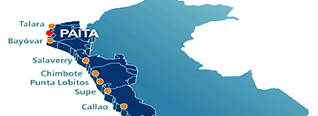 Mapa de Paita